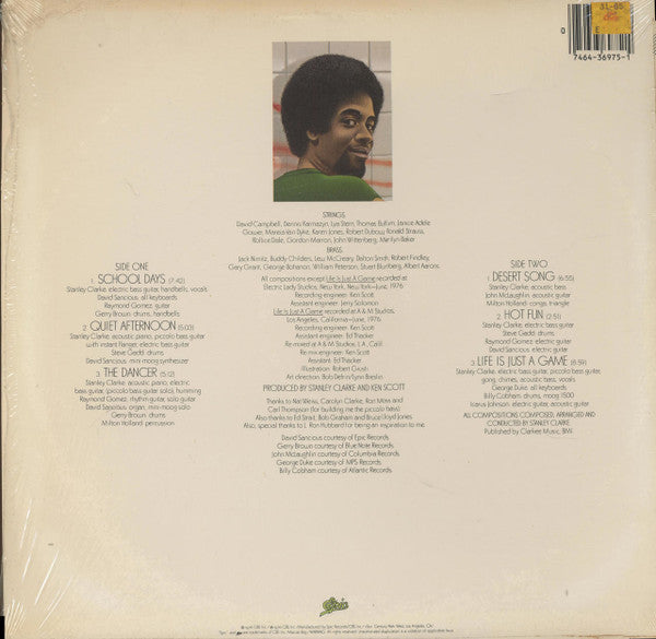 Stanley Clarke : School Days (LP, Album, RE, Ter)