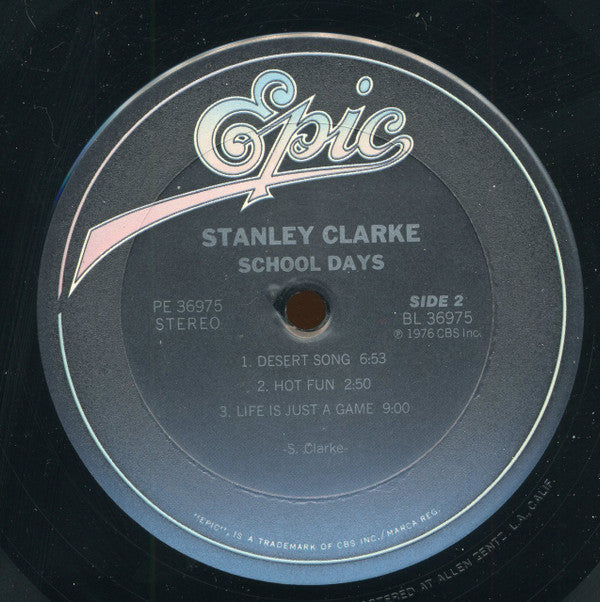 Stanley Clarke : School Days (LP, Album, RE, Ter)