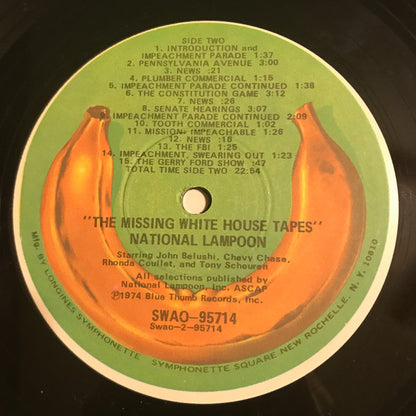 National Lampoon : The Missing White House Tapes (LP, Album, Club, Cap)