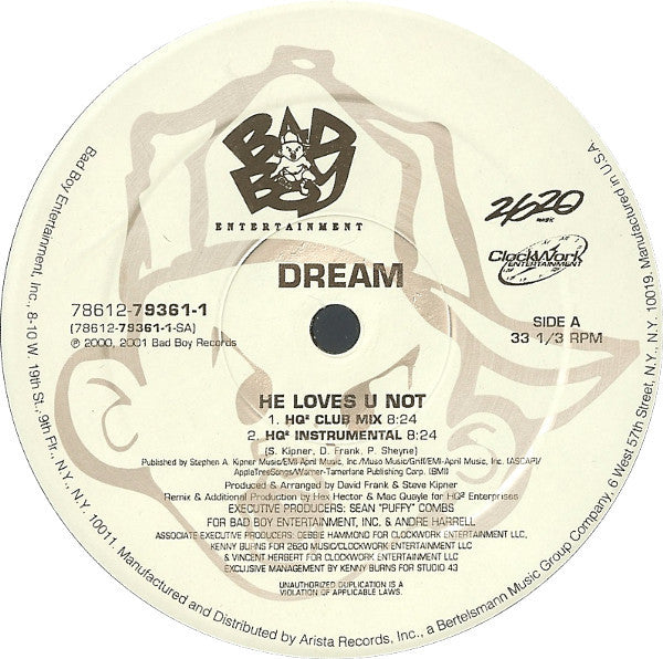 Dream : He Loves U Not (12", Com)