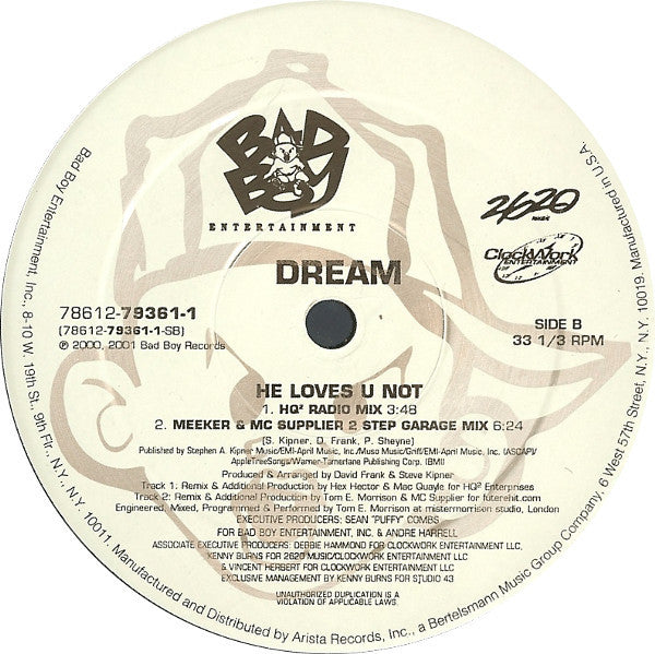 Dream : He Loves U Not (12", Com)