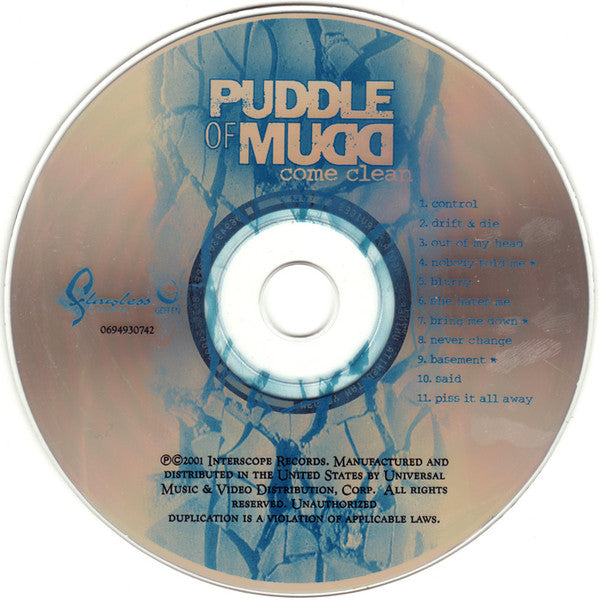 Puddle Of Mudd : Come Clean (CD, Album)