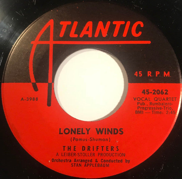 The Drifters : Lonely Winds (7", Single)