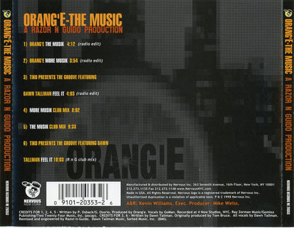 Orang'e : The Musik (CD, Maxi)