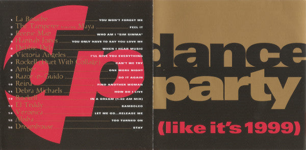 Various : Dance Party (Like It's 1999) (CD, Comp)