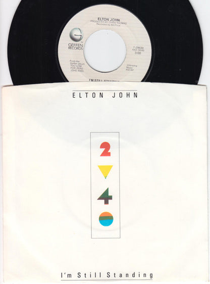 Elton John : I'm Still Standing (7", Single, Jac)