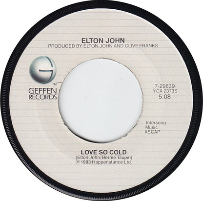 Elton John : I'm Still Standing (7", Single, Jac)