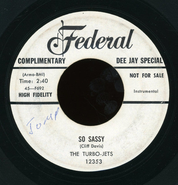 The Turbo Jets : So Sassy (7", Promo)