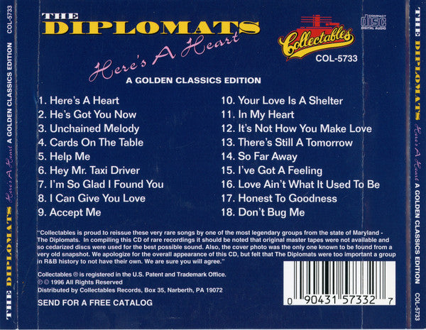 The Diplomats (2) : Here's A Heart A Golden Classics Edition (CD, Comp)