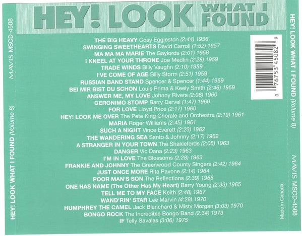 Various : Hey Look What I Found Volume 8 (CD, Comp)