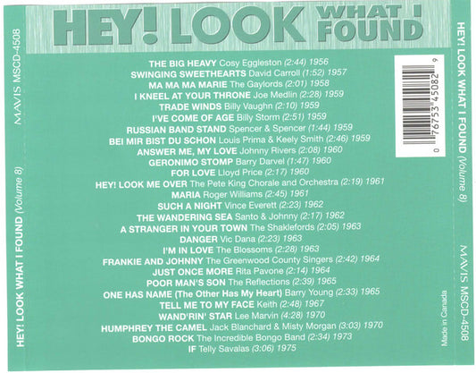 Various : Hey Look What I Found Volume 8 (CD, Comp)
