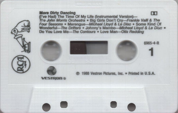 Various : More Dirty Dancing - More Original Music From The Hit Motion Picture Dirty Dancing (Cass, Comp)