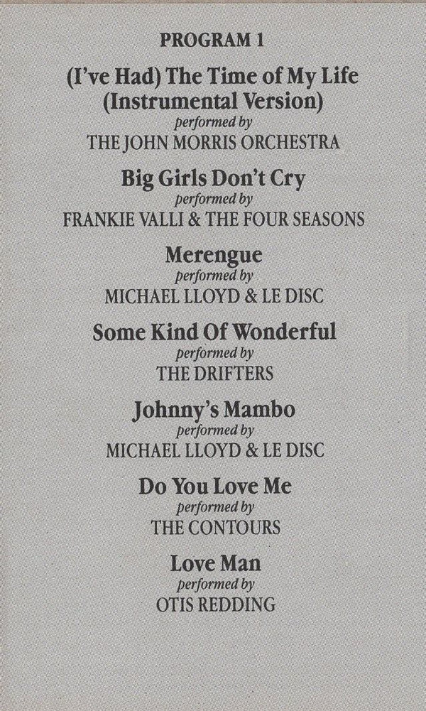 Various : More Dirty Dancing - More Original Music From The Hit Motion Picture Dirty Dancing (Cass, Comp)