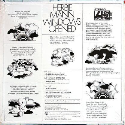 Herbie Mann : Windows Opened (LP, Album, RP, PR )