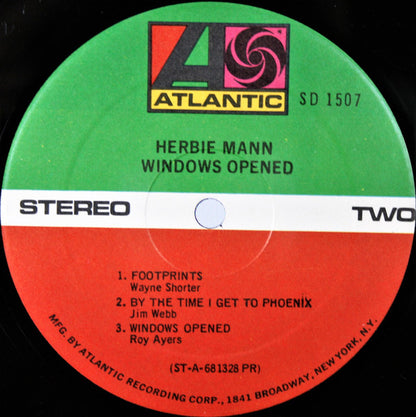Herbie Mann : Windows Opened (LP, Album, RP, PR )