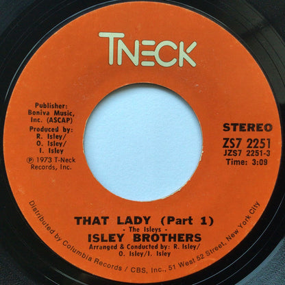 The Isley Brothers : That Lady (7", Single, Styrene, Ter)