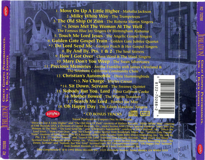 Various : Jubilation! Great Gospel Performances • Volume One: Black Gospel (CD, Comp, RM)