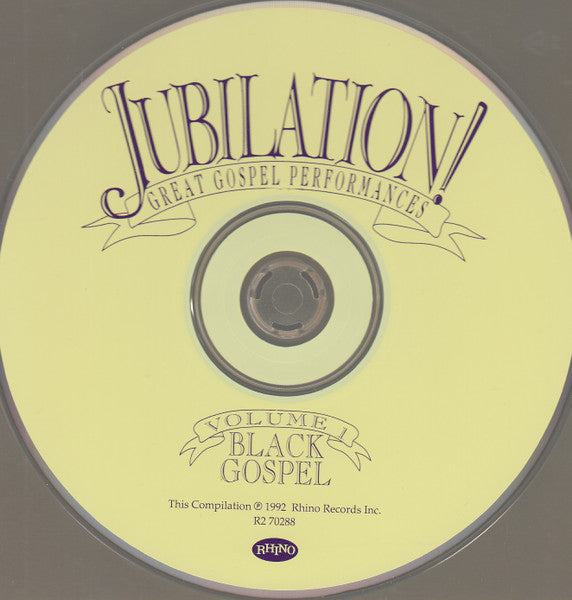Various : Jubilation! Great Gospel Performances • Volume One: Black Gospel (CD, Comp, RM)