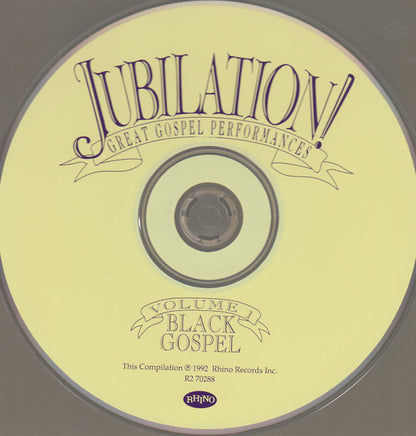 Various : Jubilation! Great Gospel Performances • Volume One: Black Gospel (CD, Comp, RM)