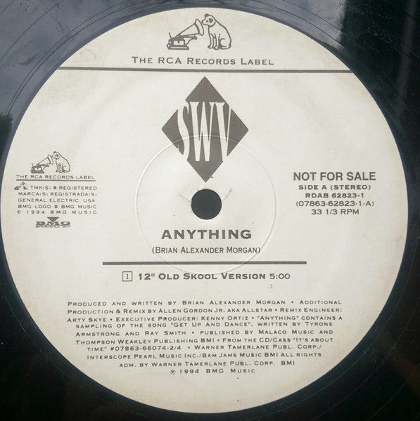 SWV : Anything (12", Promo)