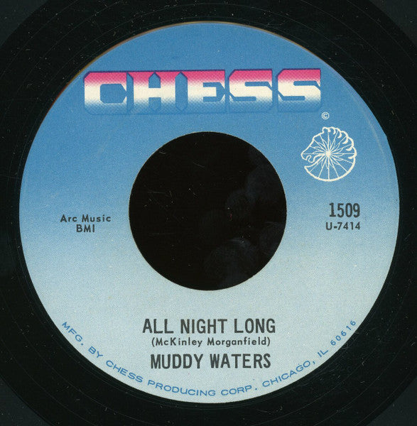 Muddy Waters : All Night Long / Country Boy (7", Single, RP)