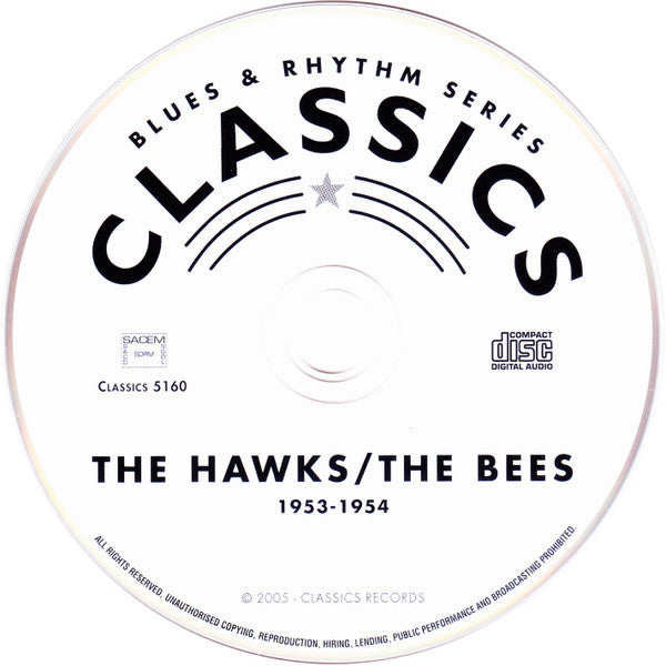 The Hawks (13) / The Bees (14) : The Chronological Hawks / Bees 1953-1954 (CD, Comp)
