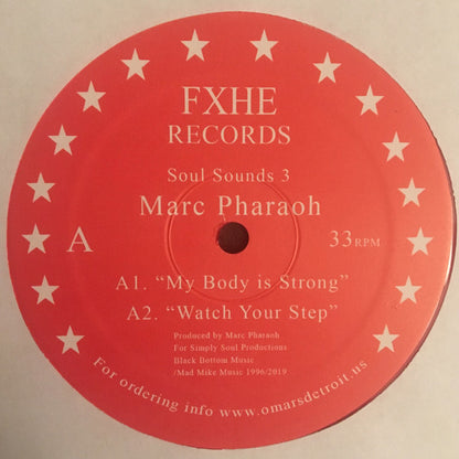 Marc Pharaoh : Soul Sounds 3 (12", RE, RM, Red)