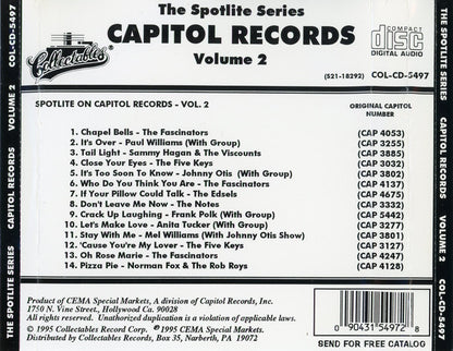 Various : Spotlite On Capitol Records:  Vol. 2 (CD, Comp)