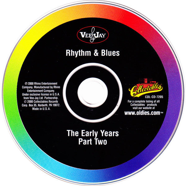 Various : Vee-Jay Rhythm & Blues - The Early Years Part Two (CD, Comp)