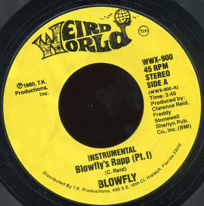 Blowfly : Blowfly's Rapp (7", Single, Styrene)