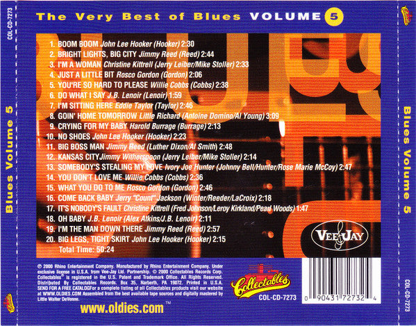 Various : The Very Best Of Blues Volume 5 (CD, Comp)
