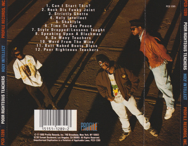 Poor Righteous Teachers : Holy Intellect (CD, Album)