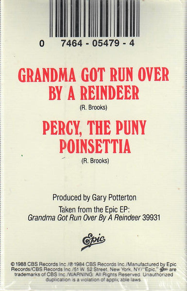 Elmo And Patsy : Grandma Got Run Over By A Reindeer (Cass, Single)