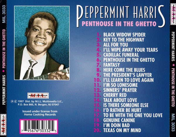 Peppermint Harris : Penthouse In The Ghetto (CD, Comp)