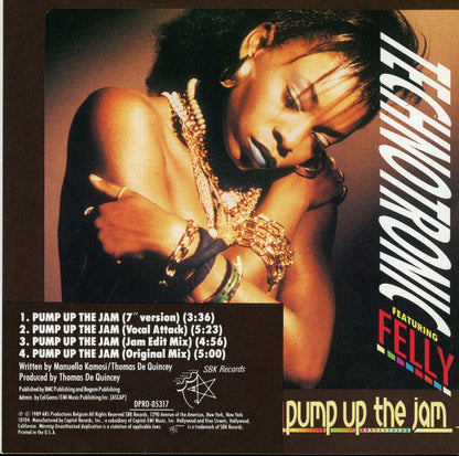 Technotronic Featuring Felly : Pump Up The Jam (CD, Maxi, Promo)