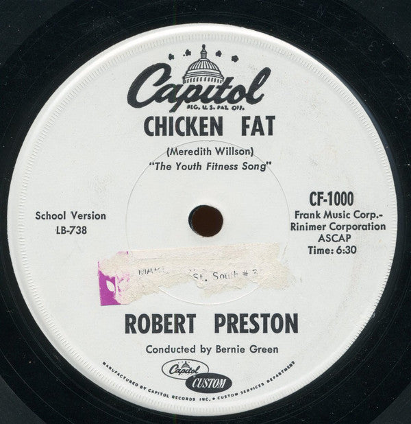 Robert Preston (3) : Chicken Fat (7", Single)