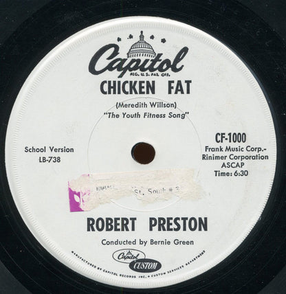 Robert Preston (3) : Chicken Fat (7", Single)
