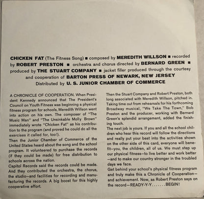 Robert Preston (3) : Chicken Fat (7", Single)