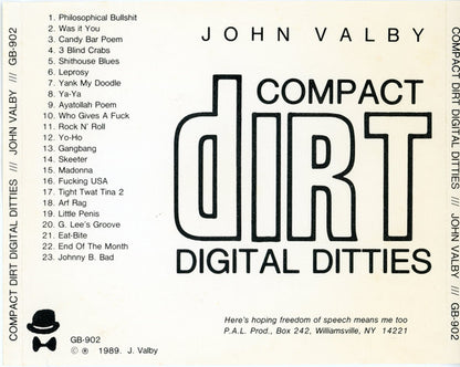 John Valby : Compact Dirt Digital Ditties (CD, Album)