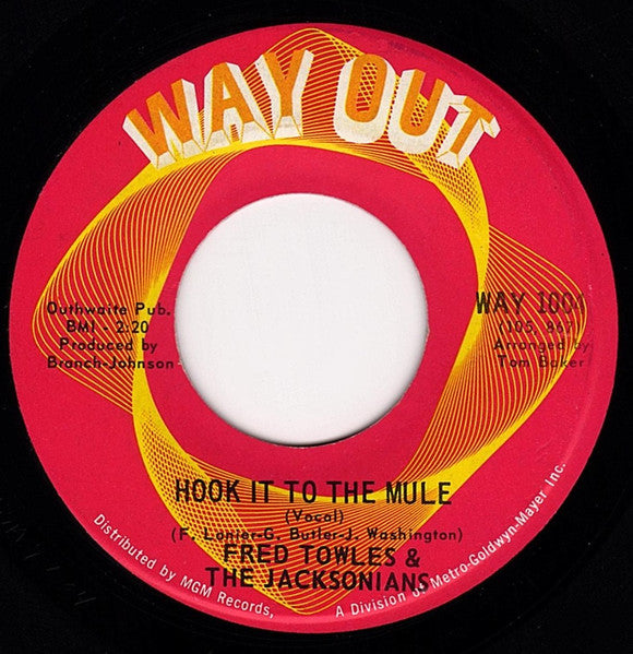 Fred Towles & The Jacksonians : Hook It To The Mule (7")