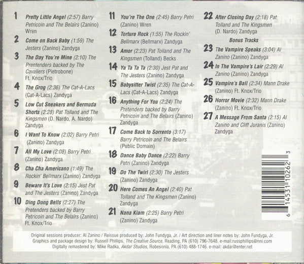 Various : The Al Stan Masters - The Best Of Reading's Oldies (CD, Comp)