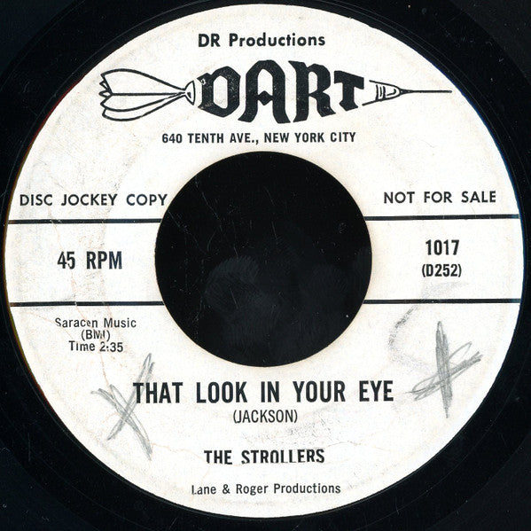 The Strollers (8) : Nobody But You (7", Promo)