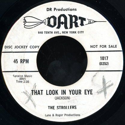 The Strollers (8) : Nobody But You (7", Promo)