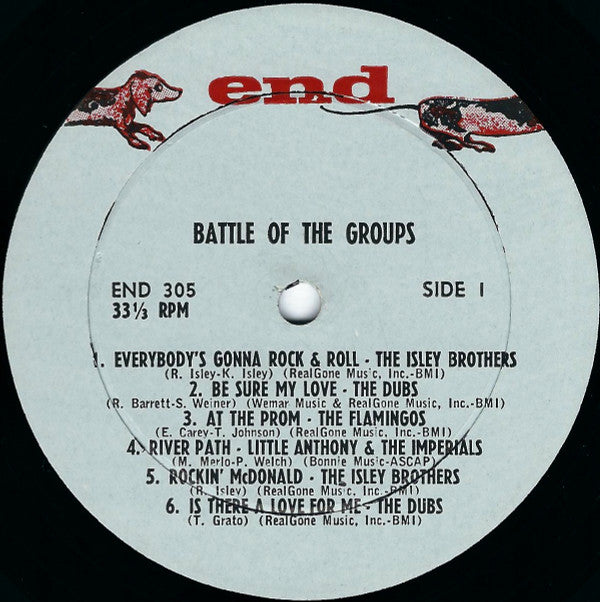 Various : Battle Of The Groups (LP, Comp, Mono)