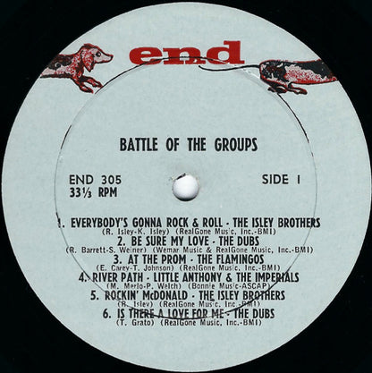 Various : Battle Of The Groups (LP, Comp, Mono)