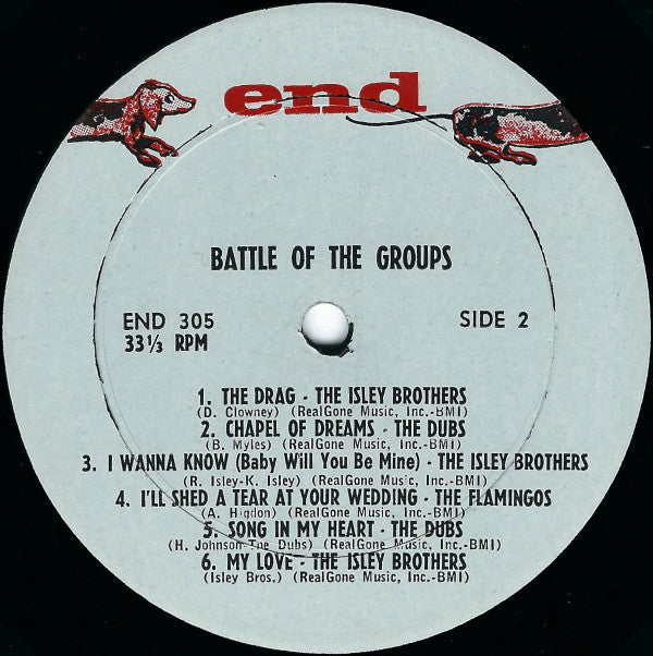 Various : Battle Of The Groups (LP, Comp, Mono)