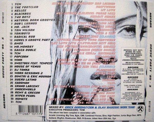 Various : House Party '95 Vol.3 (The Cosmic Clubmixx) (CD, Mixed)