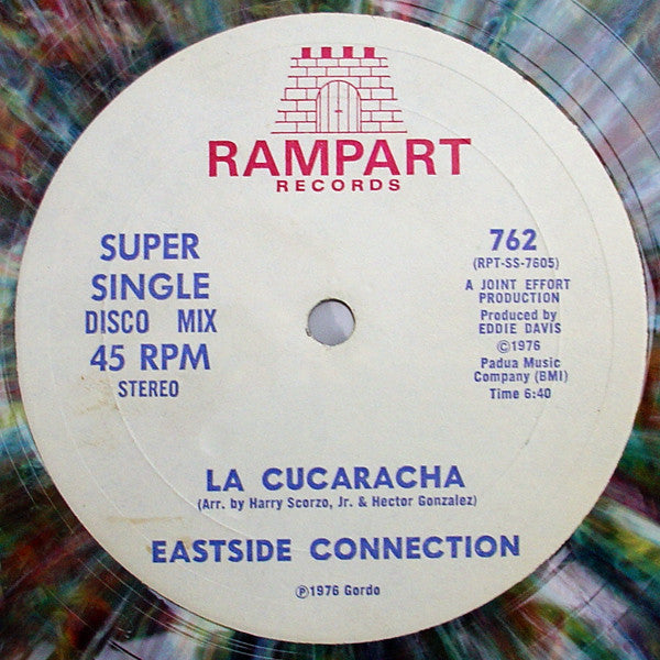 Eastside Connection : La Cucaracha (12", Single, Rai)