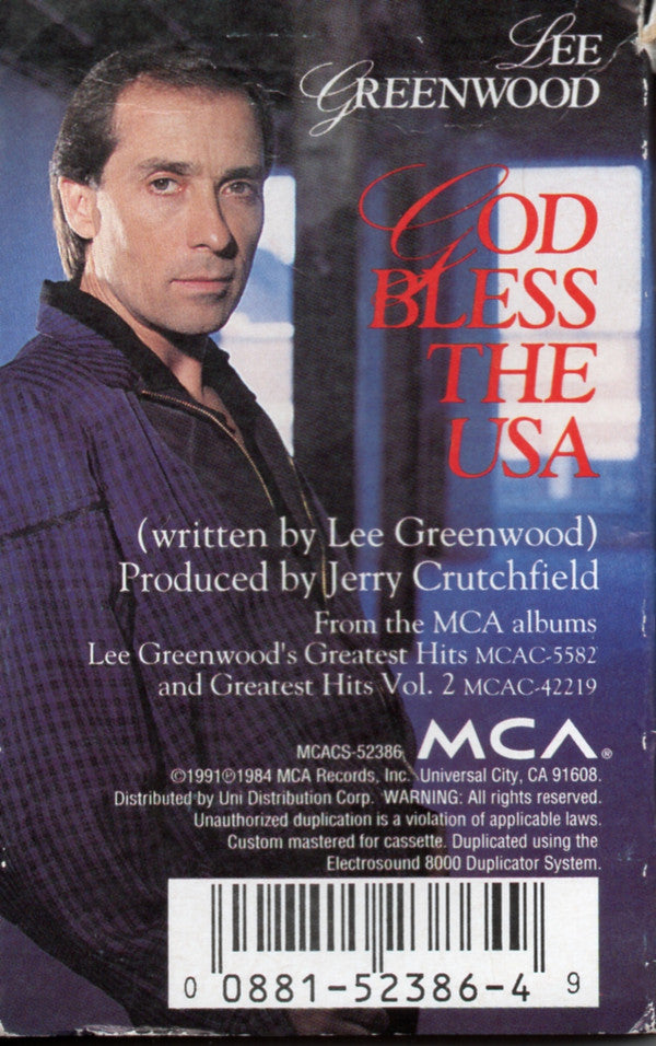 Lee Greenwood : God Bless The USA (Cass, S/Sided, Single, RE)