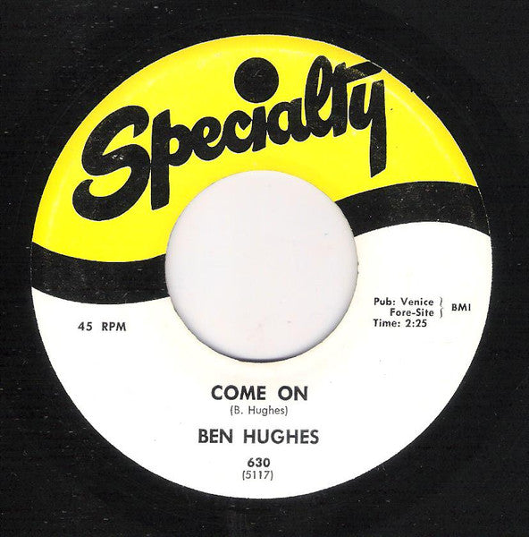 Ben Hughes (9) : Come On (7")